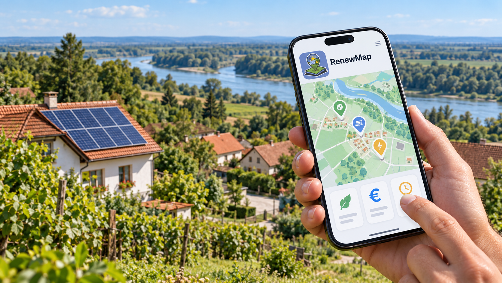 What do residents of the Hungarian–Croatian border region expect from the RenewMap app?